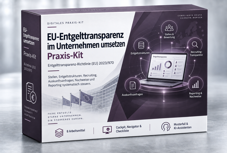 Produktvorschau EU-Entgelttransparenz im Unternehmen umsetzen – Praxis-Kit